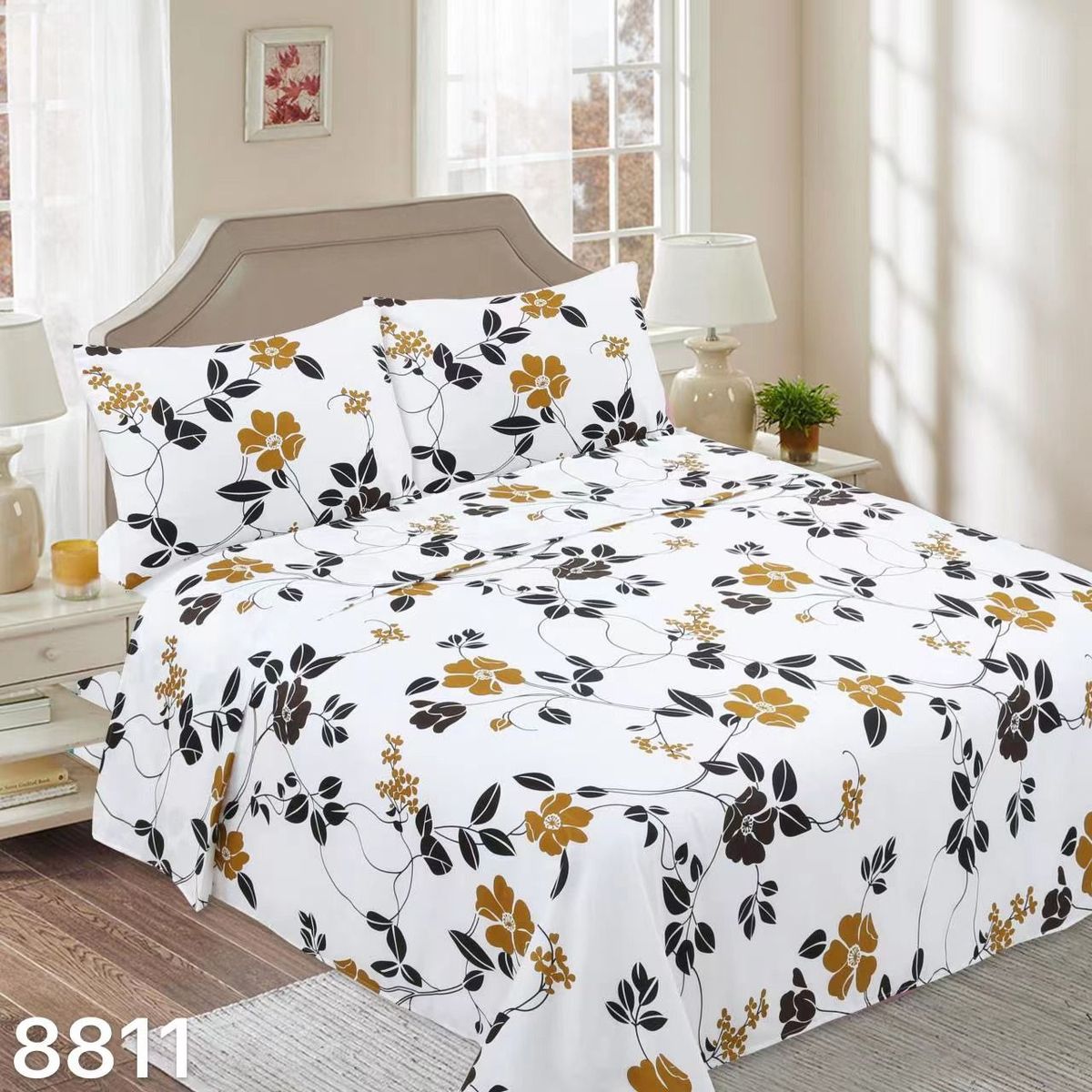 GENERICO - Set Sabanas King 144 Hilos Hemosos Diseños