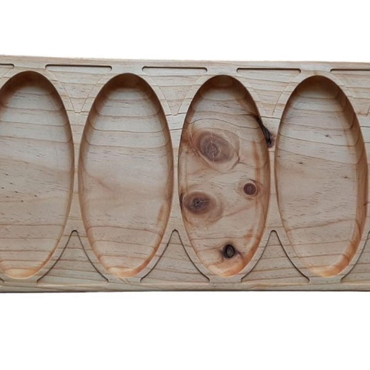 GENERICO - Tabla dúo para cóctel y carnes con 2 pocillos