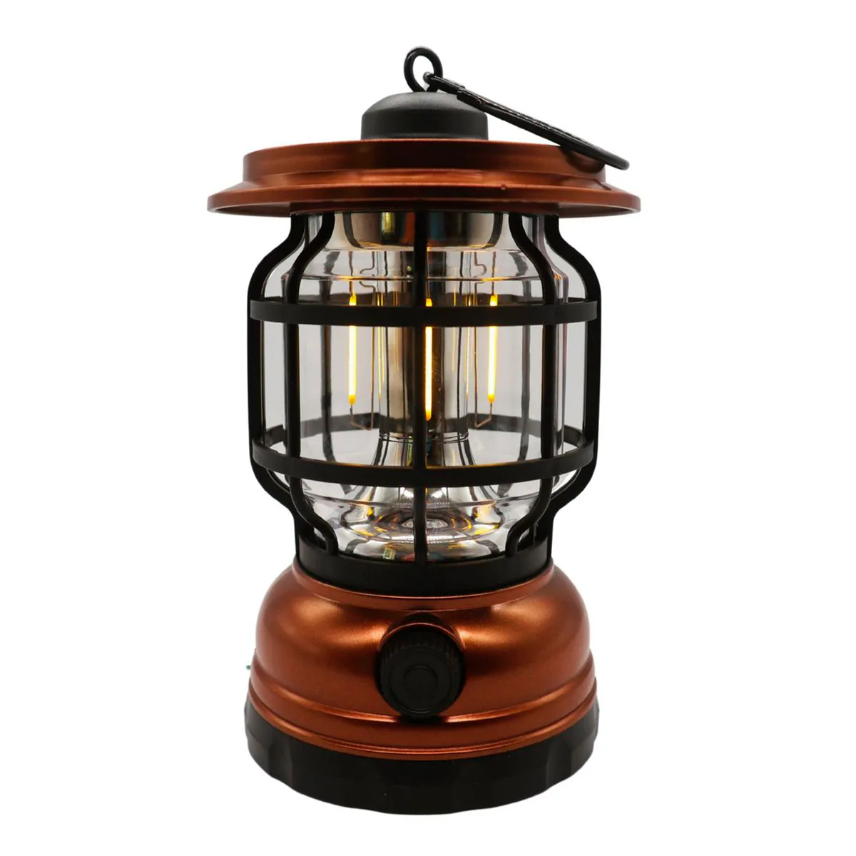 HB IMPORTACIONES - Lámpara Portátil de Camping Recargable USBSolar Retro