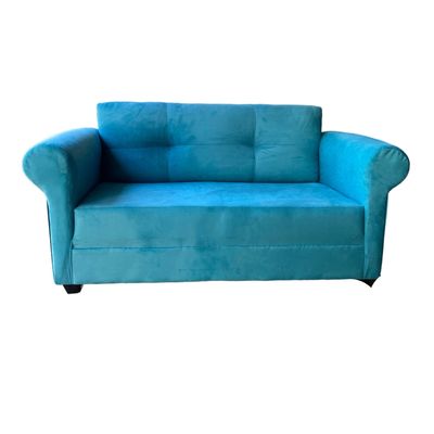 Imagen 2 del producto Sofa 2 Cuerpos Barcelona Felpa Turquesa