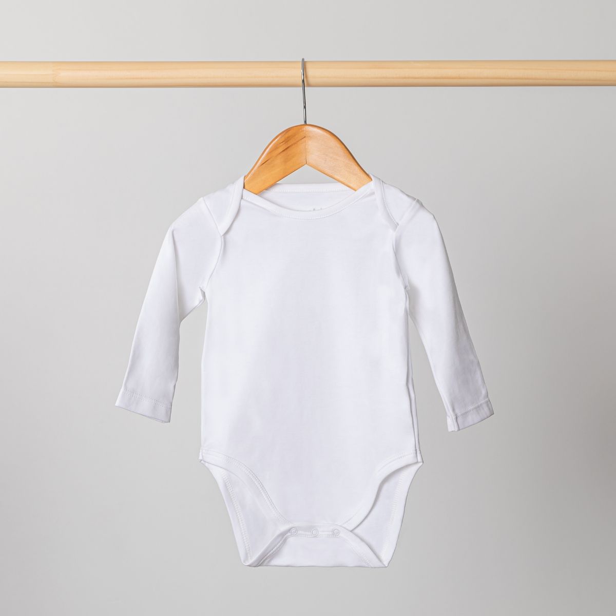 PIMMALU - Pack 2 Bodys Manga Larga Bebés Blacos Algodón Pima Peruano