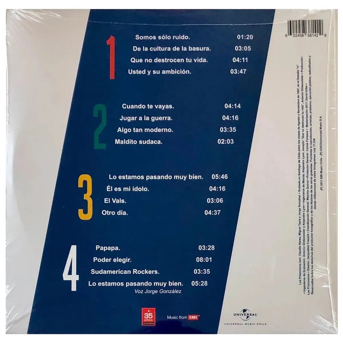 UNIVERSAL - Los Prisioneros - La Cultura de la Basura con Bonus Vinilo