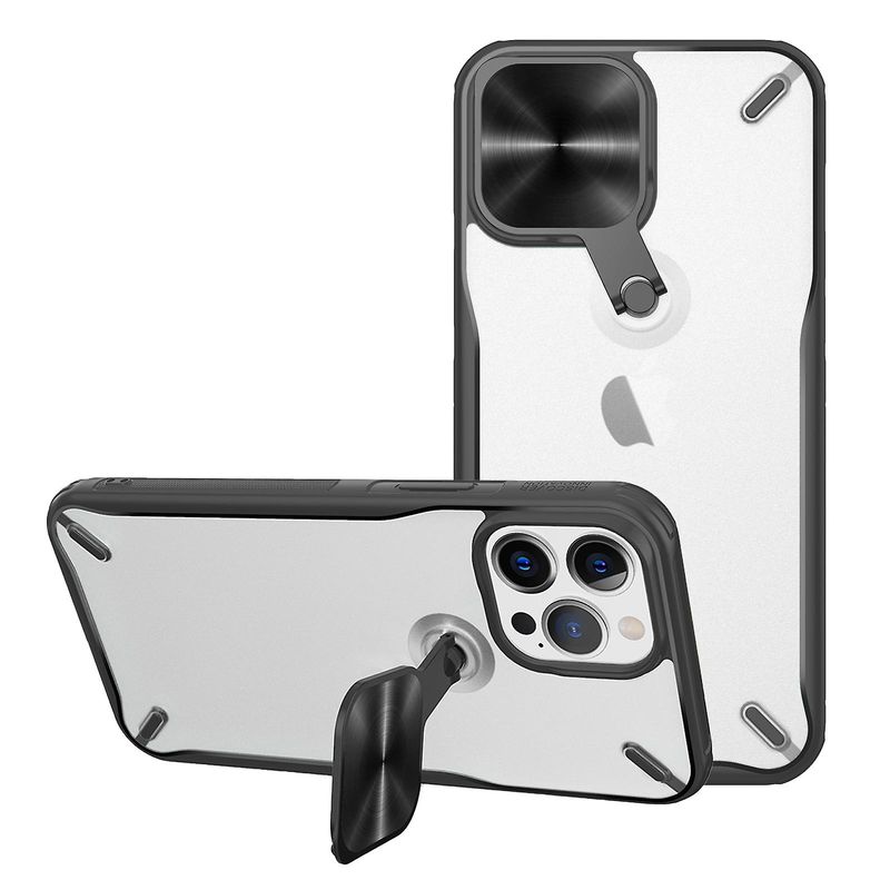 NILLKIN - Carcasa Nillkin Cyclops con cubre cámara para iPhone 13