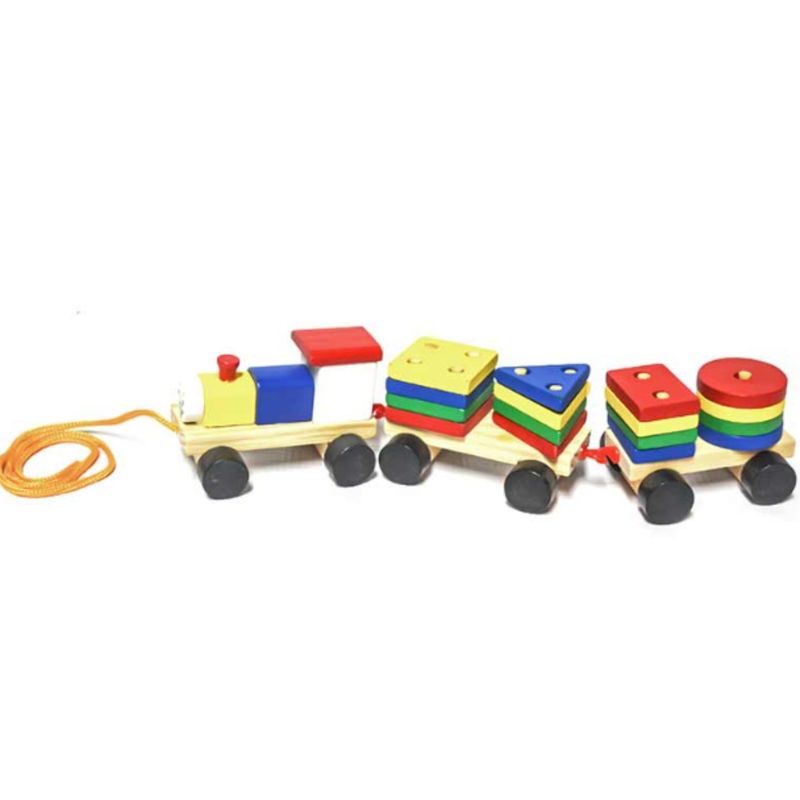 OEM - Tren Geométrico Juguete Madera