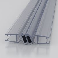 SET BURLETES CIERRE MAGNETICO 180 VIDRIO 6MM