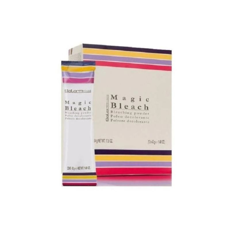 SALERM - Decolorante Magic Bleach Caja 12 Sobres.