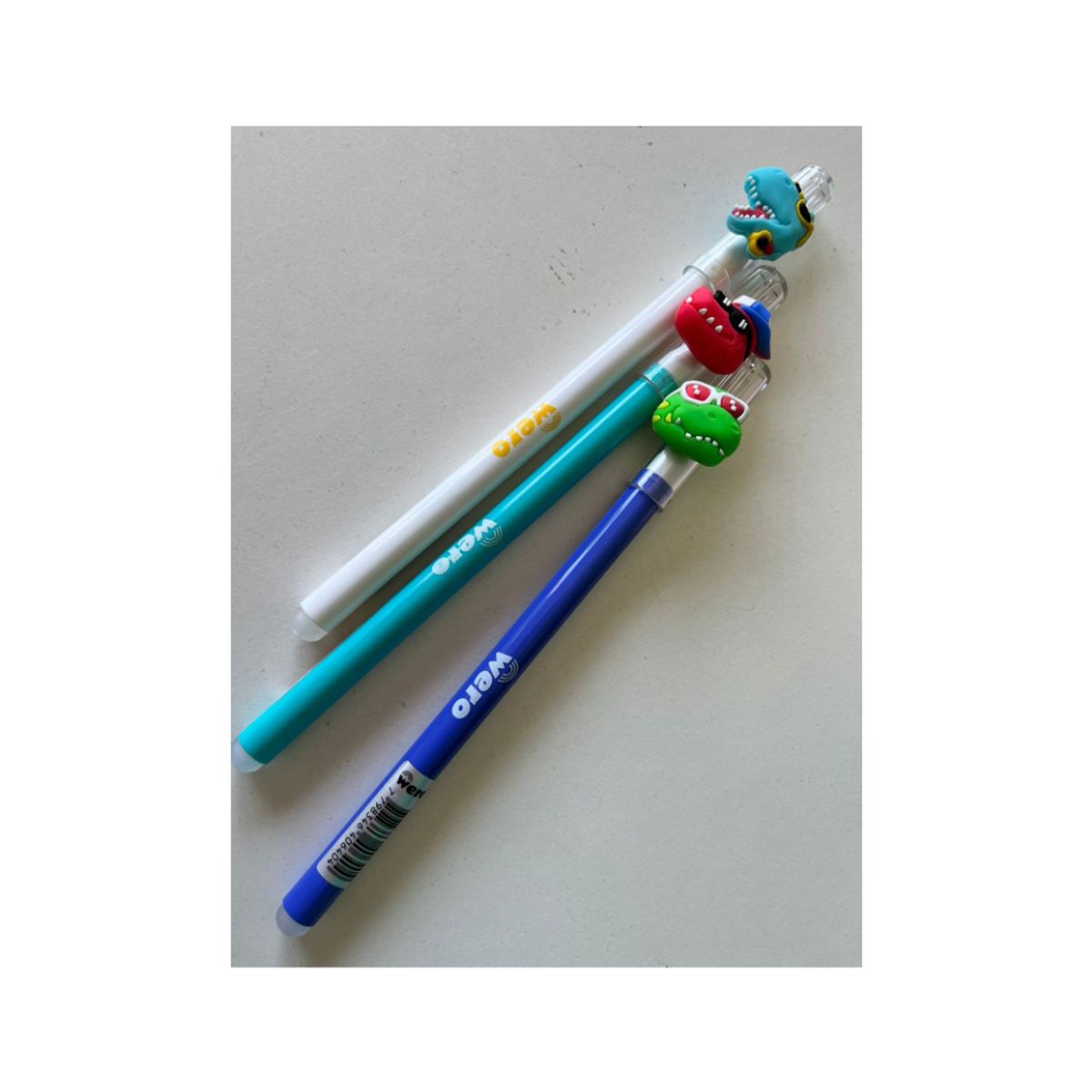 GENERICO - Lapiz Wero Azùl Borrables trazo medio Dinosaur x 24 Unid