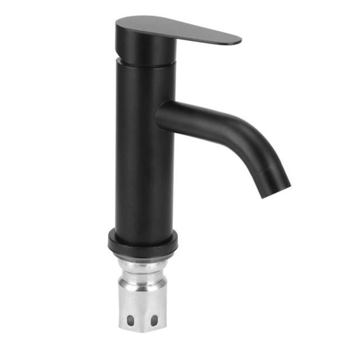 GENERICO - Llave De Lavamanos Monomando Negra Sus304-68