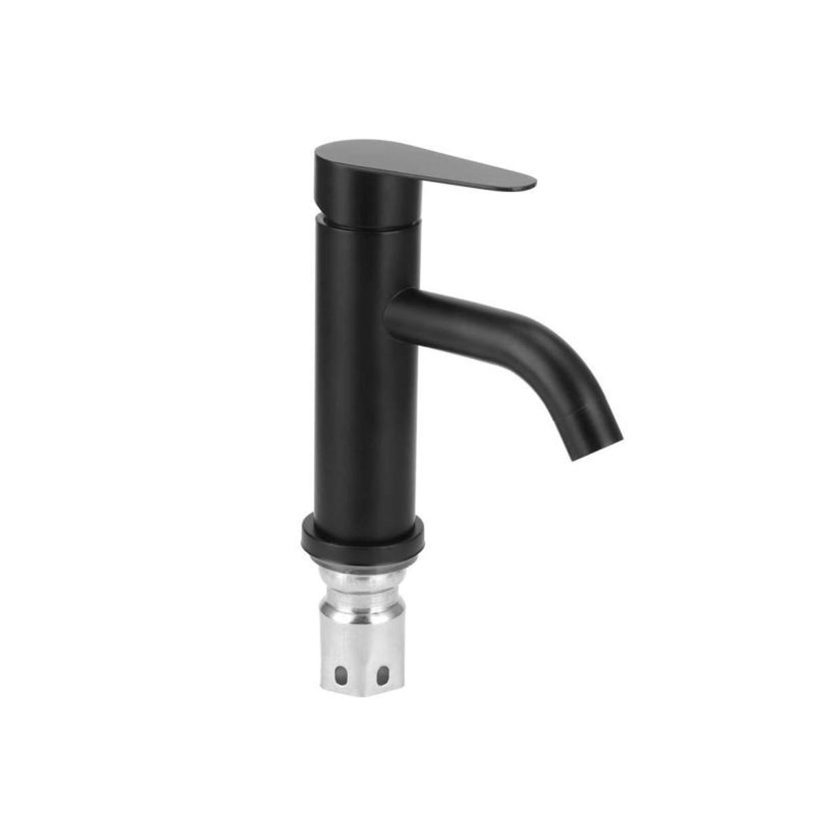 GENERICO - Llave De Lavamanos Monomando Negra Sus304-68