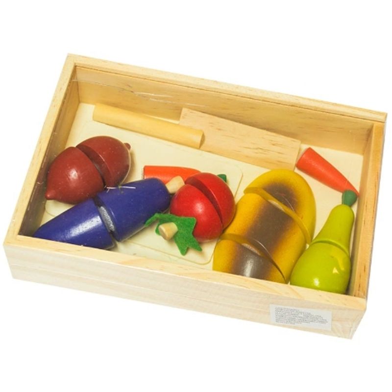 GENERICO - Corta Fruta Juguete Didáctico De Madera