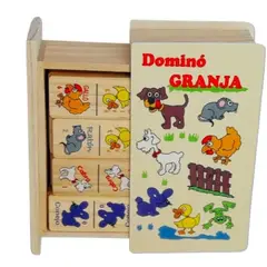 GENERICO - Dominó Grande Juguete Didáctico de Madera