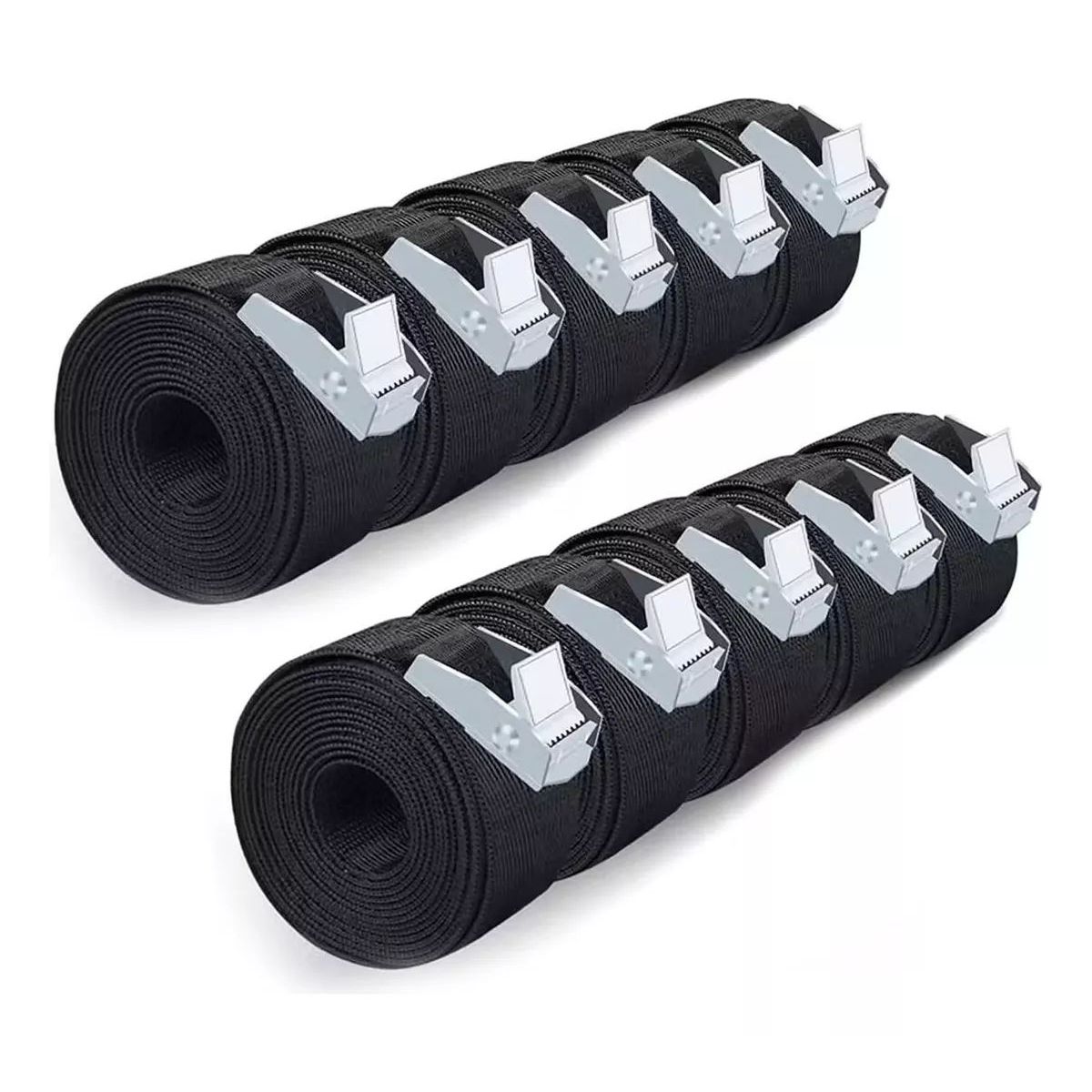 KUANGYE - 10 Cincho Correa Amarre Trinquete Hebilla Cinta Auto Moto 2m