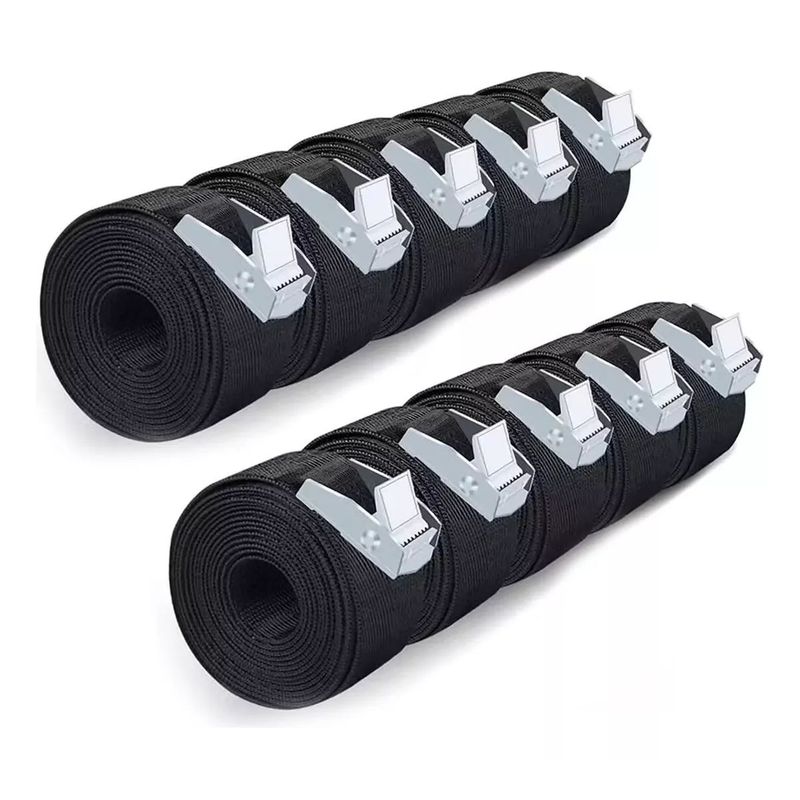 KUANGYE - 10 Cincho Correa Amarre Trinquete Hebilla Cinta Auto Moto 2m
