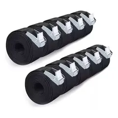 KUANGYE - 10 Cincho Correa Amarre Trinquete Hebilla Cinta Auto Moto 2m