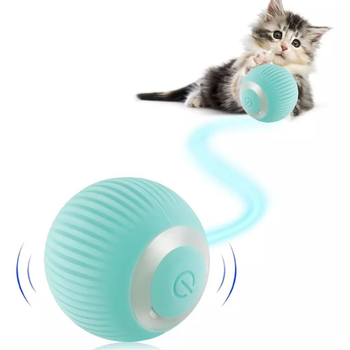 KUANGYE - Pelota Inteligente Para Gatos Juguete Interactivo Automático