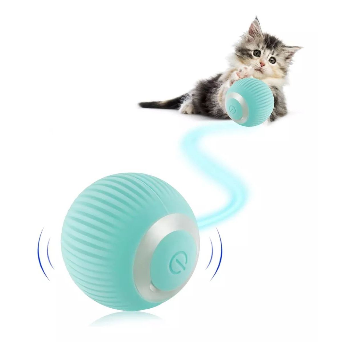 KUANGYE - Pelota Inteligente Para Gatos Juguete Interactivo Automático