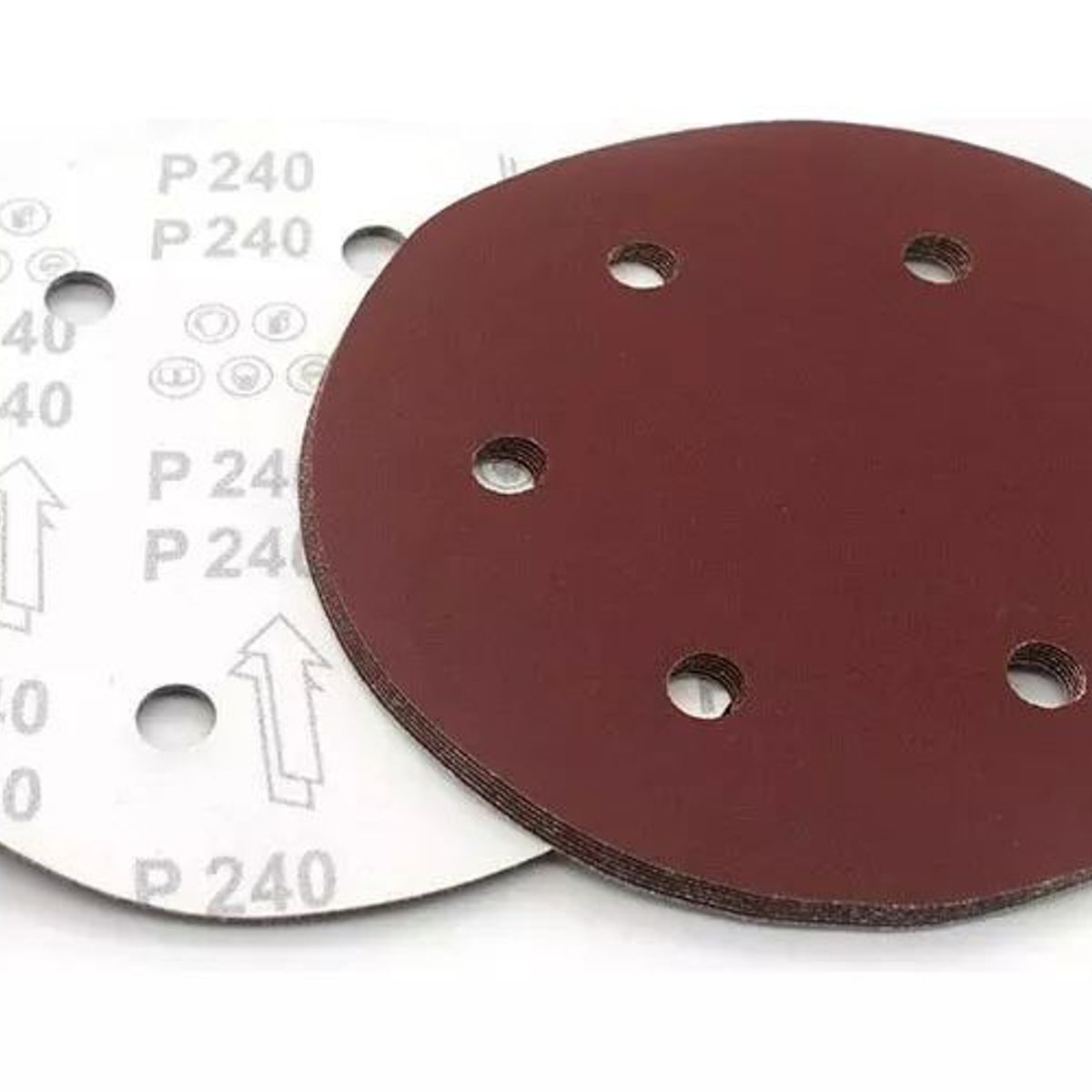 KUANGYE - Disco Lija Velcro 225mm Grano 80 Set 10 Unidades