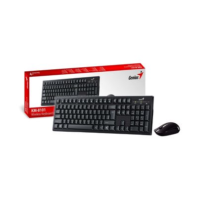 Imagen 2 del producto Combo Inalámbrico Teclado Y Mouse Km 8101