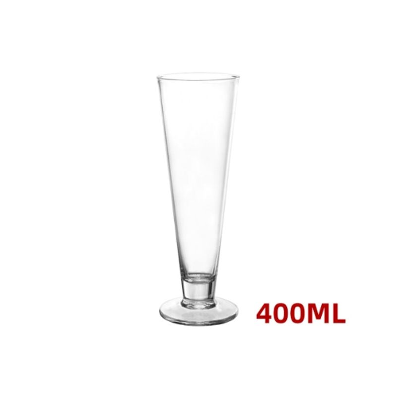 GENERICO - Copa Tranparente Diseño Flauta 400ML