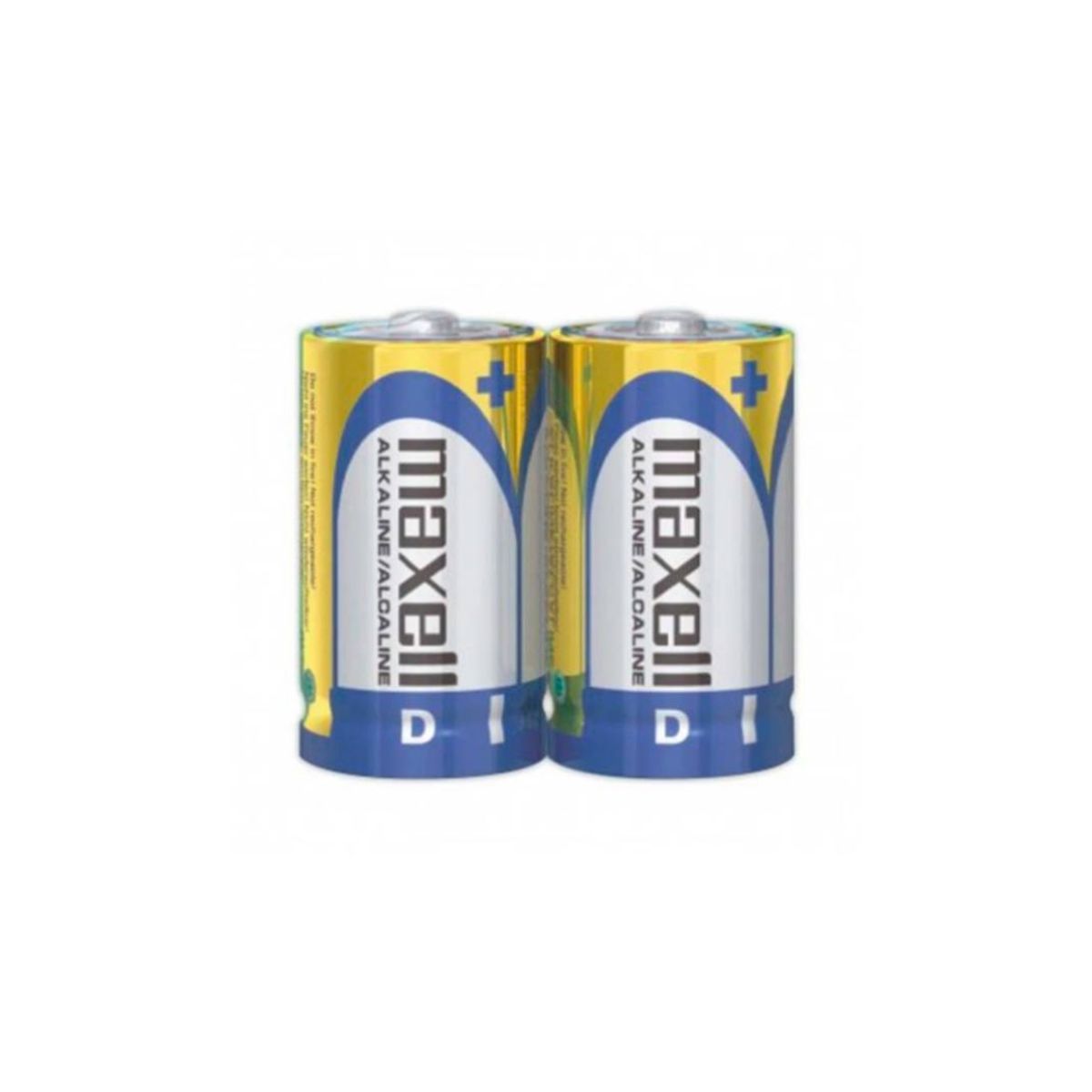 MAXELL - Pack 2 Pilas Alcalinas Tipo D - Maxell
