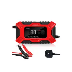 EVERSO - Cargador Batería Inteligente Rápido 12v Auto Moto Corriente