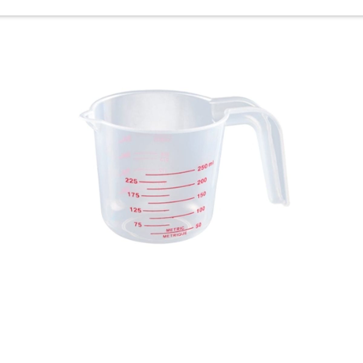 GENERICO - Jarra Medidora Plastica 250ML…