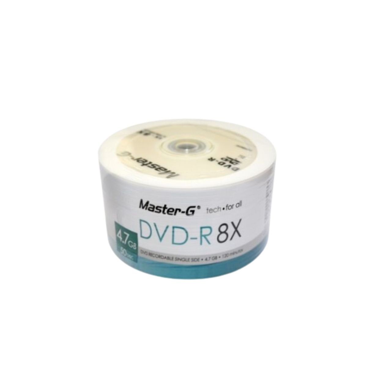 MASTER G - Disco Virgen Dvd-r Master-g De 16x Por 50 Unidades