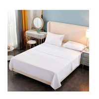 Juego de Sábanas 2 Plazas 200 Hilos 4 Piezas - Blanco
