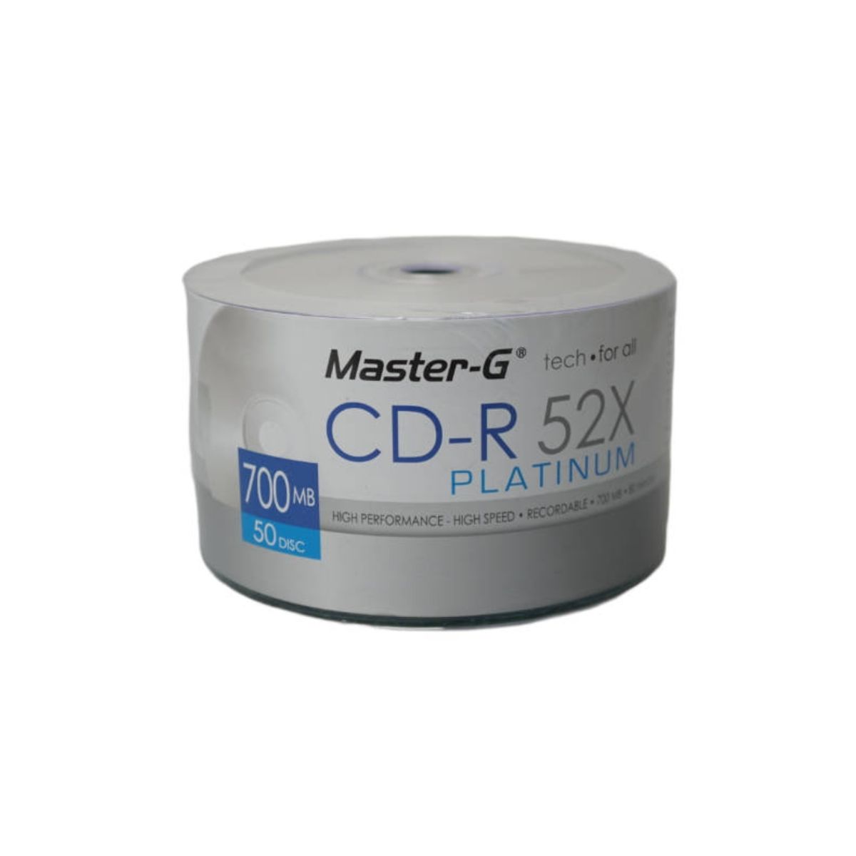 MASTER G - Disco Virgen Cd-r Master-g De 52x Por 50 Unidades