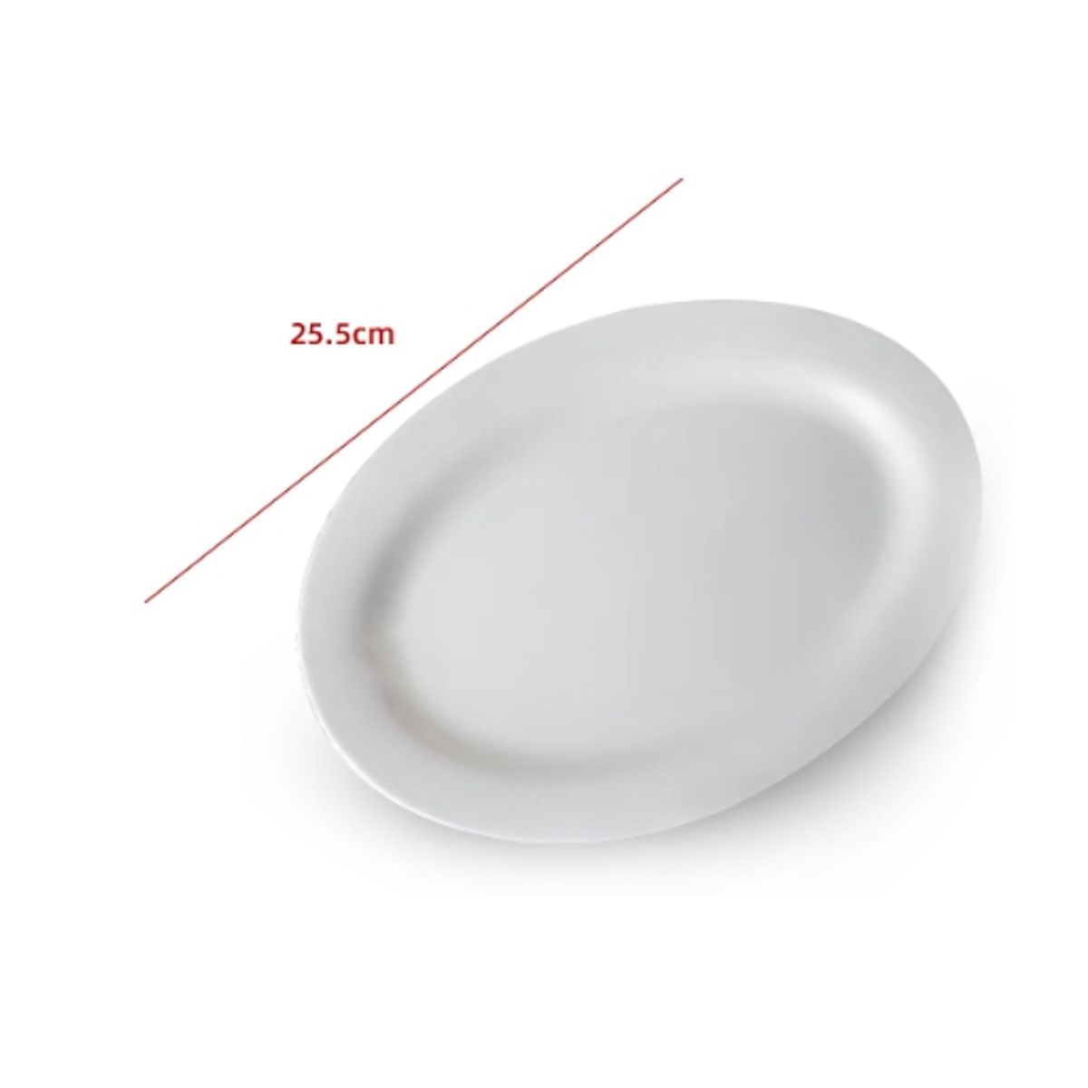 GENERICO - Plato De Ceramica Color Blanco 255CM