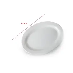 GENERICO - Plato De Ceramica Color Blanco 255CM