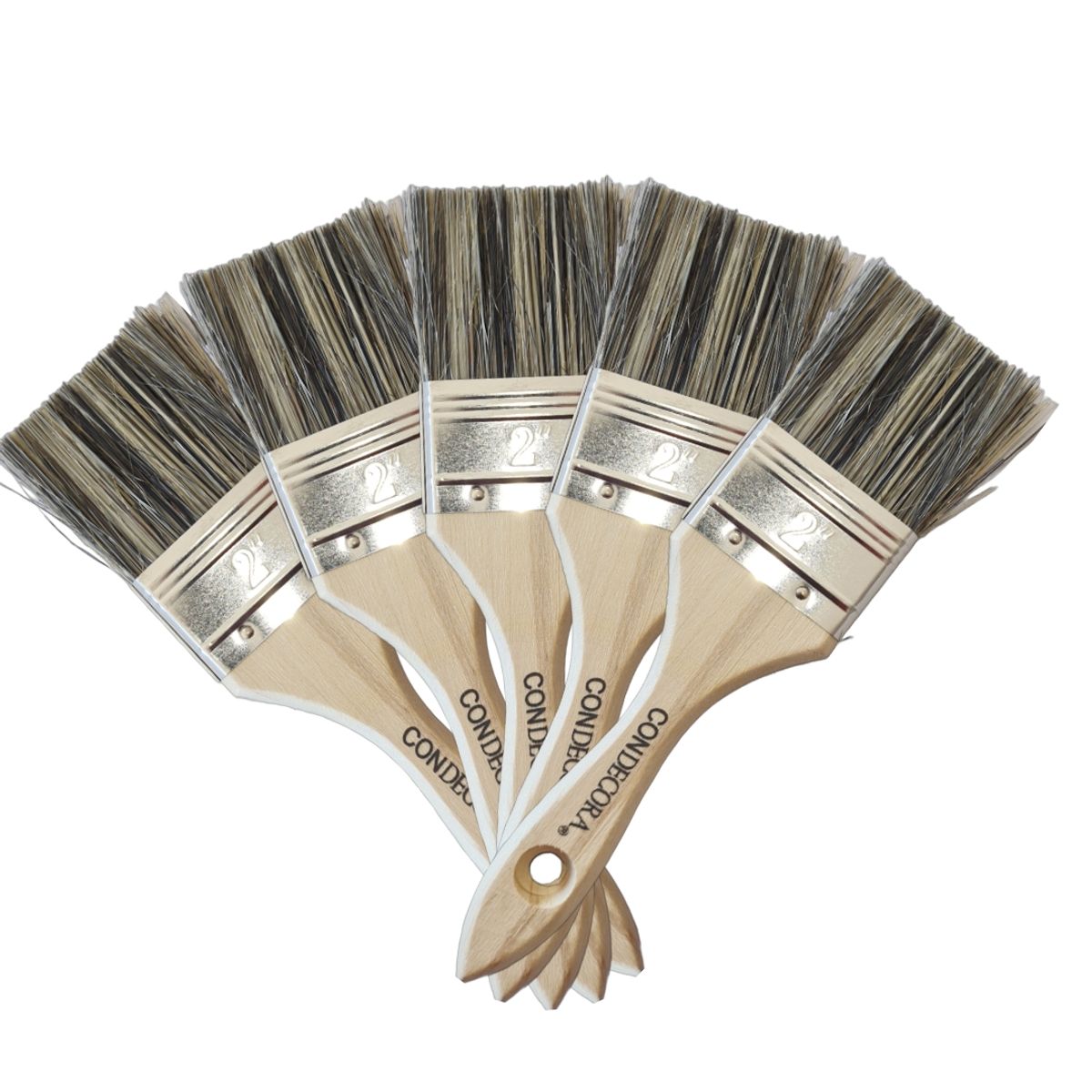 GENERICO - Set 05un Brocha Pintor 2  Hela Condecora