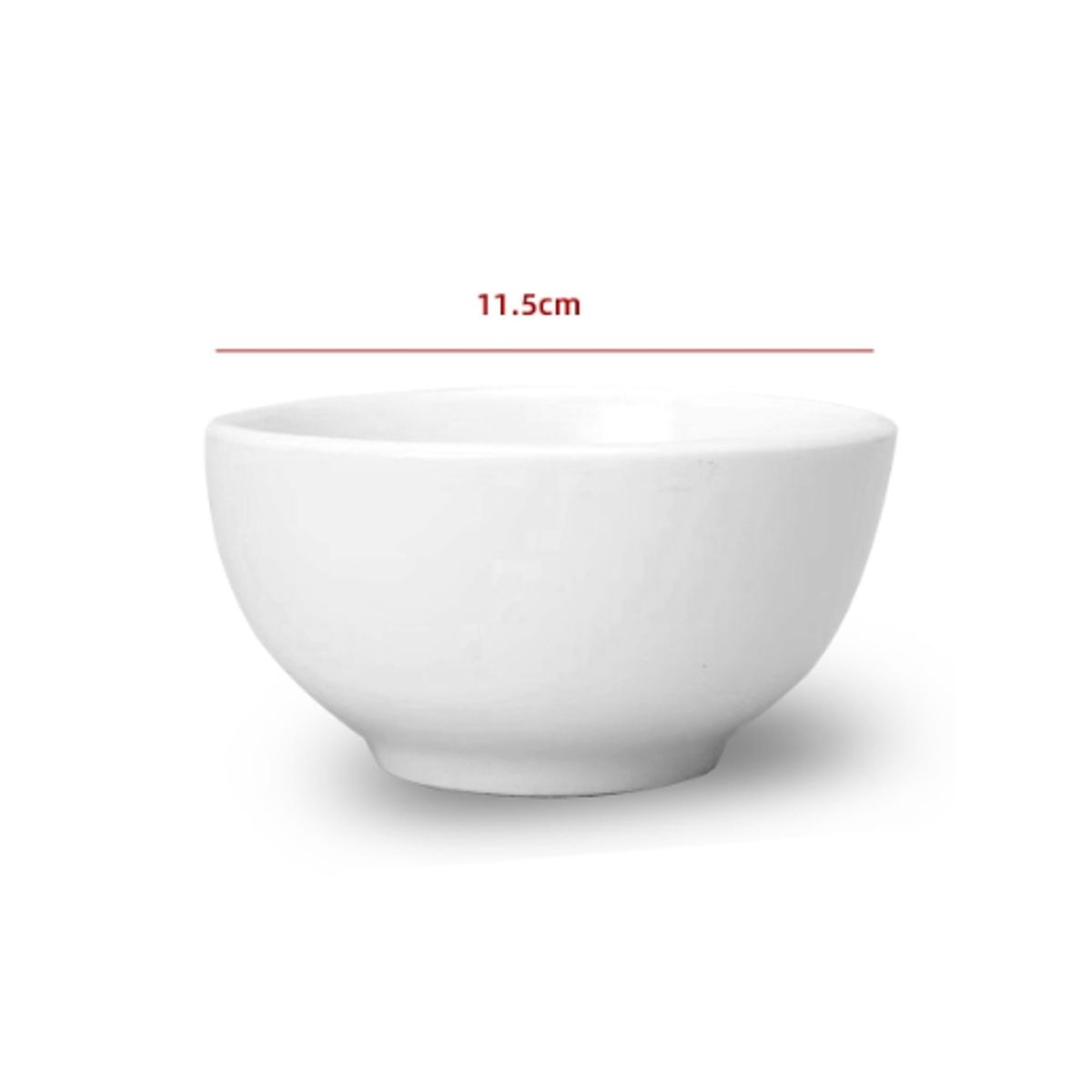 GENERICO - Cuenco De Ceramica Color Blanco 115CM