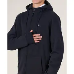 POLEMIC - POLERON ESCOLAR FRANELA FULL CIERRE Y GORRO 12 aXL