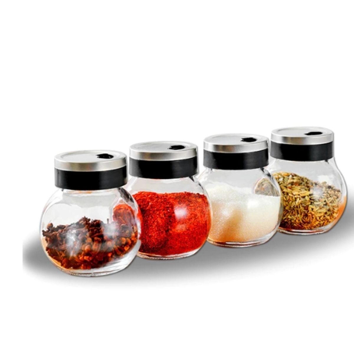 GENERICO - Set De 4 Contenedores De Condimentos 230ML