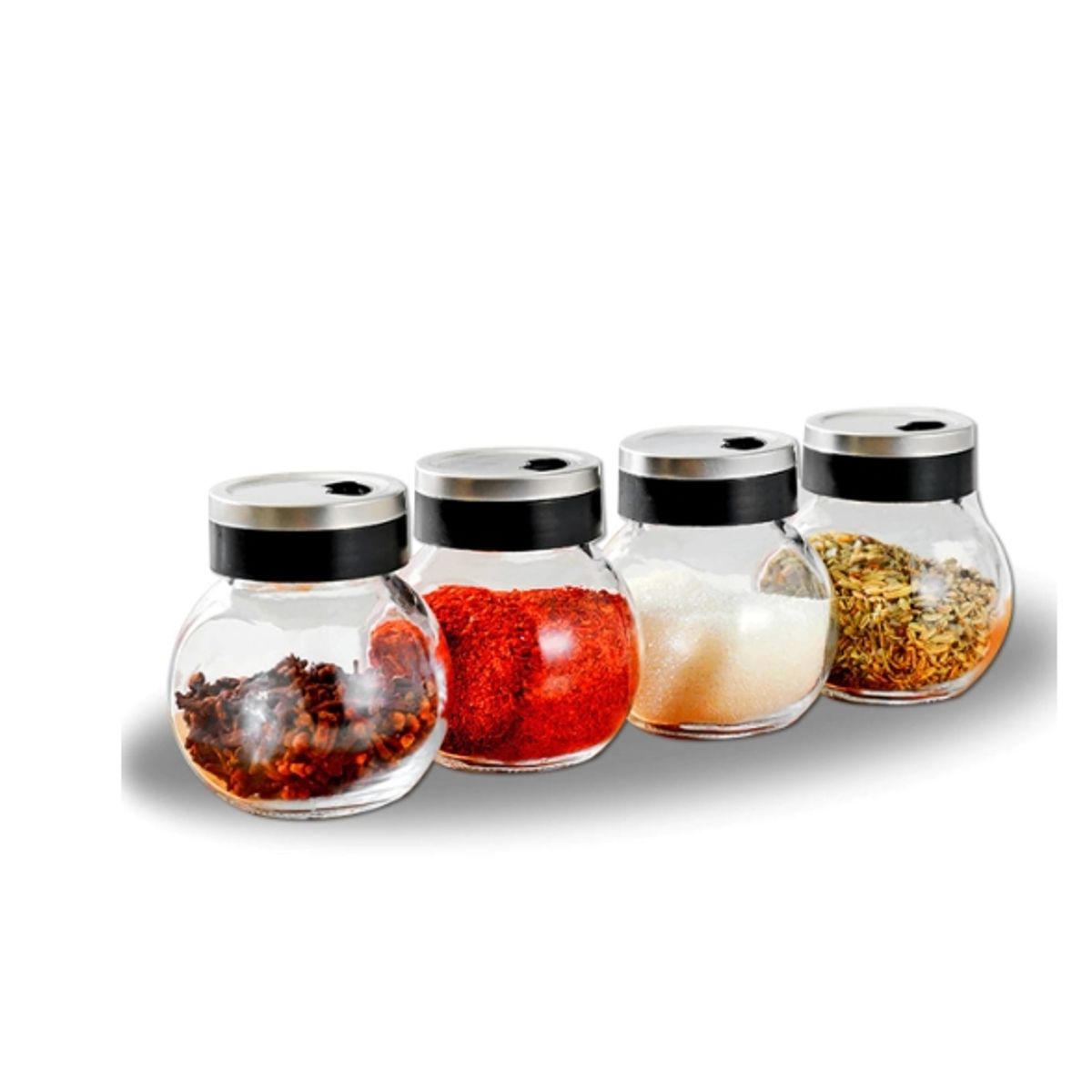 GENERICO - Set De 4 Contenedores De Condimentos 230ML