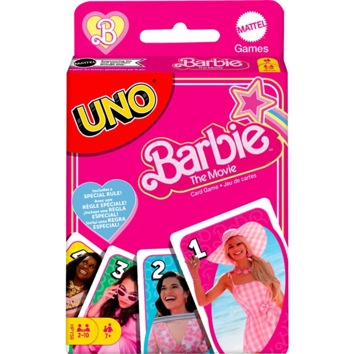 MATTEL - Cartas UNO Barbie - Edición Especial Mattel Original