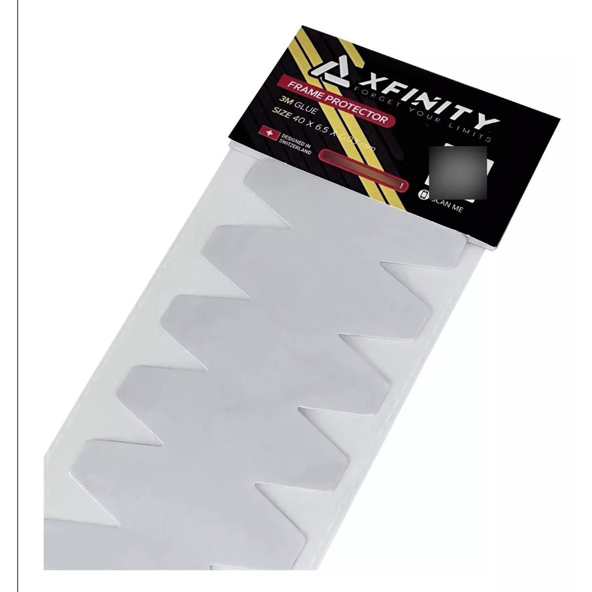 GENERICO - PROTECTOR PALA PADEL TRANSPARENTE ESCAMA XFINITY