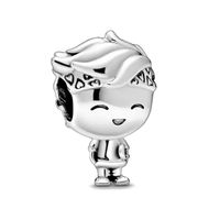 Charm Plateado Niño Con Skate