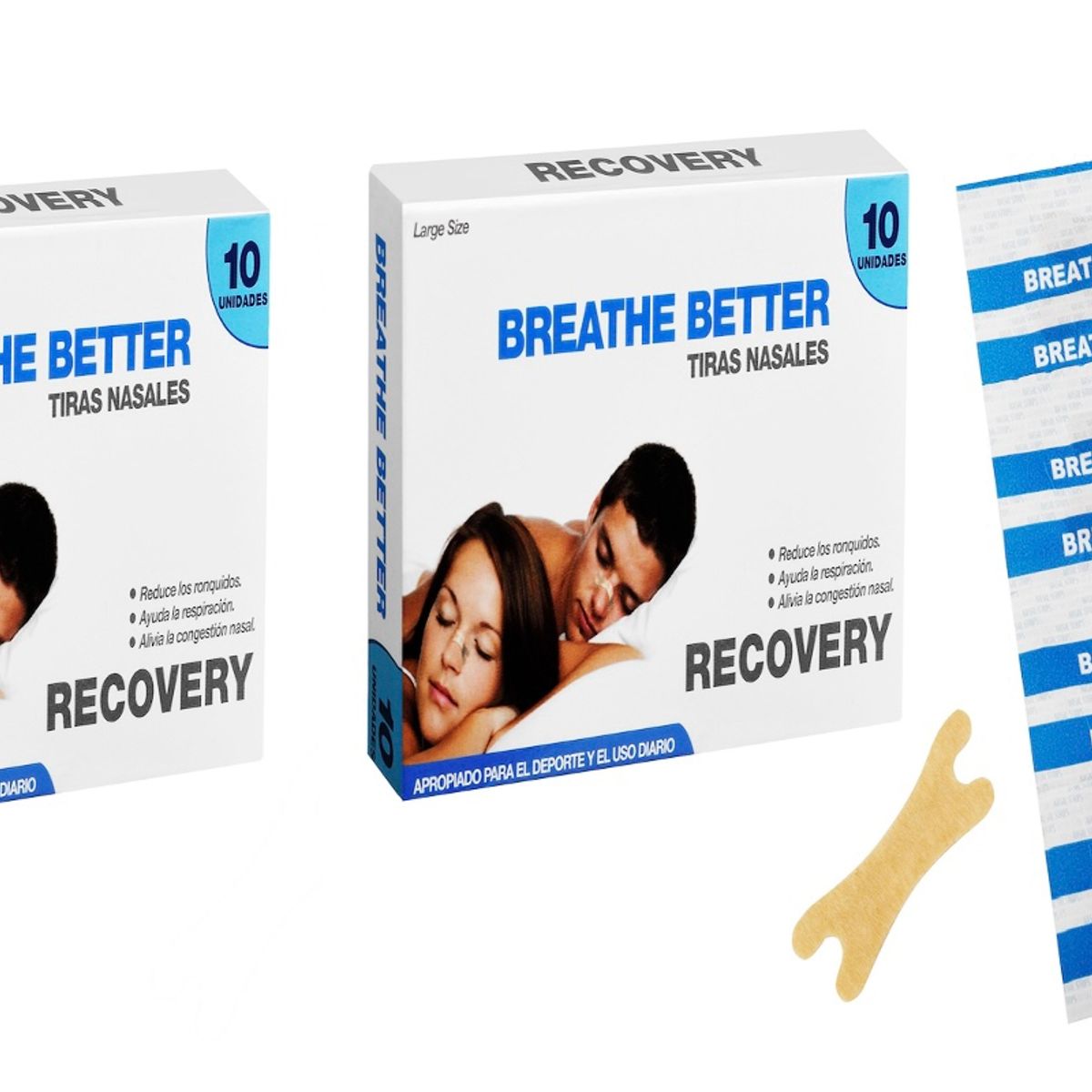 RECOVERY - PACK TIRAS NASALES RESPIRA MEJOR RECOVERY
