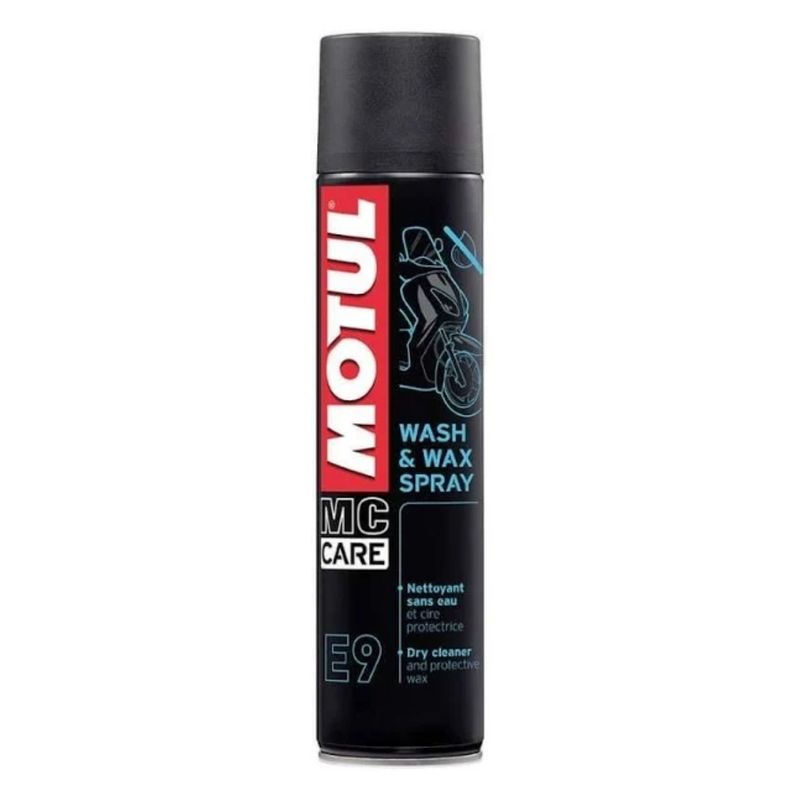 MOTUL - Lavado En Seco Para Motos E9 Motul Wash  Wax Spray Limpia