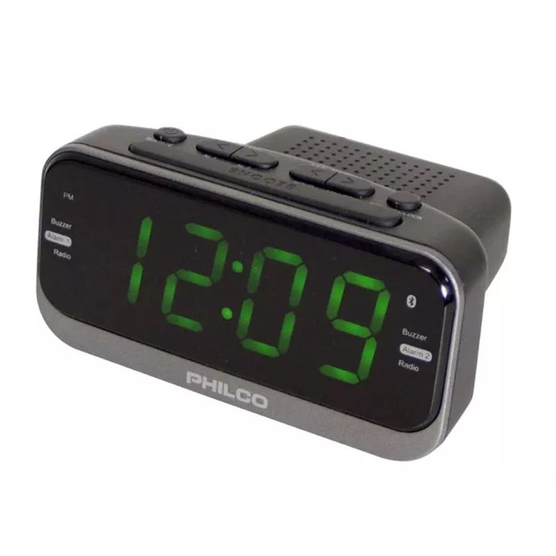 PHILCO - Radio Reloj Despertador Digital Philco PAR1012BT