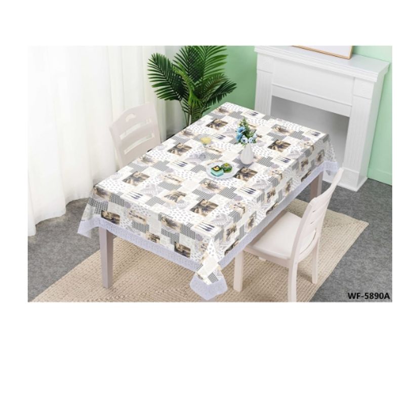 GENERICO - Mantel Plastico Flor Lavanda 137X183M