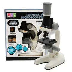 INVENCIBLE - MICROSCOPIO EDUCATIVO 1200X PARA NIÑOS Y KIT ACCESORIOS MZ60