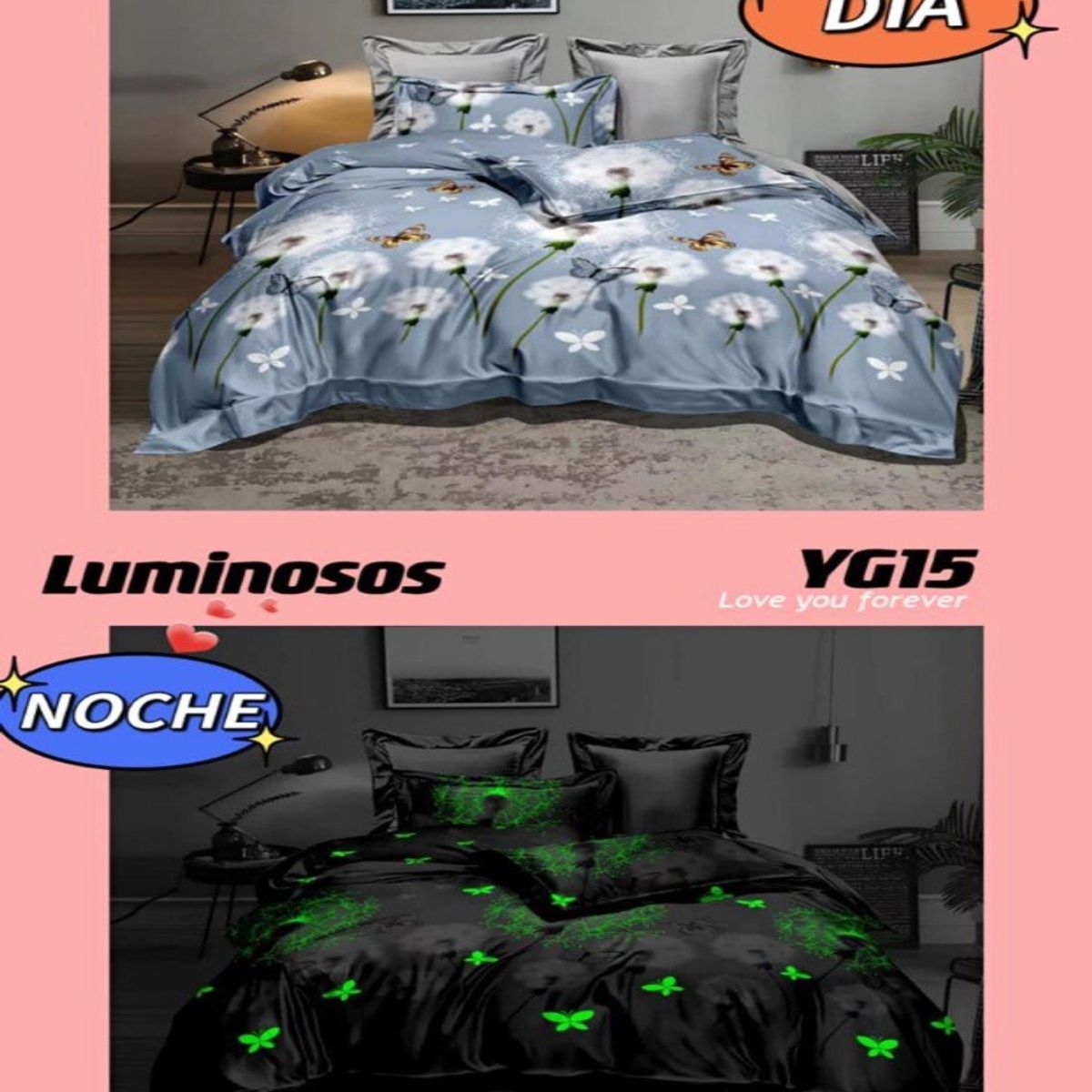 GENERICO - CUBRECAMA LUMINOSO TIPO QUILT DE VERANO