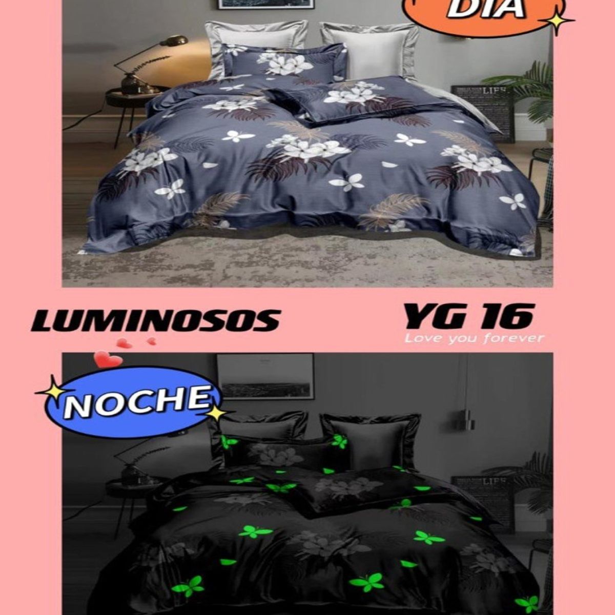 GENERICO - CUBRECAMA LUMINOSO TIPO QUILT DE VERANO