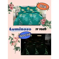 GENERICO - CUBRECAMA LUMINOSO TIPO QUILT DE VERANO