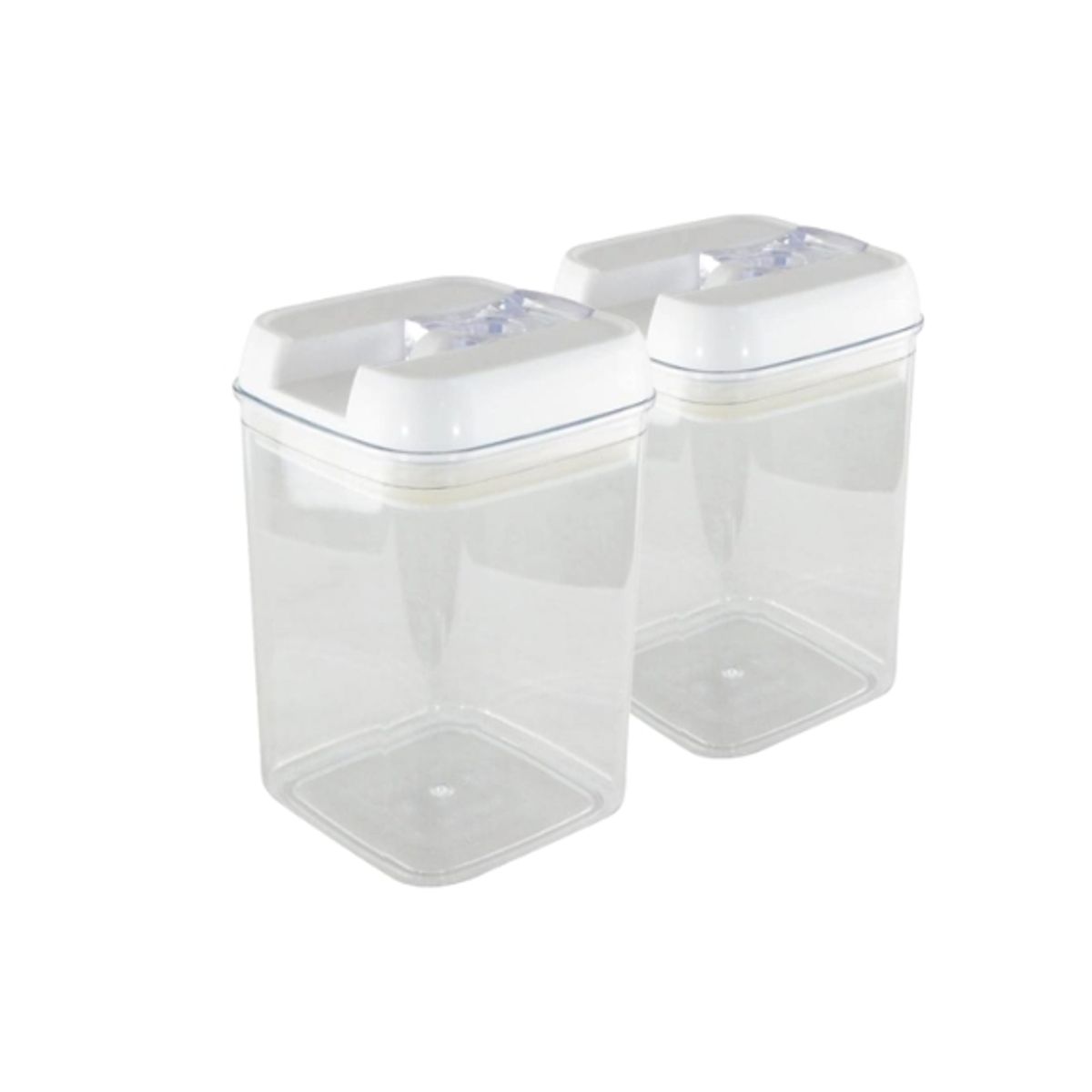 GENERICO - Envase Acrilico Con Tapa Cierra Facil 900ML