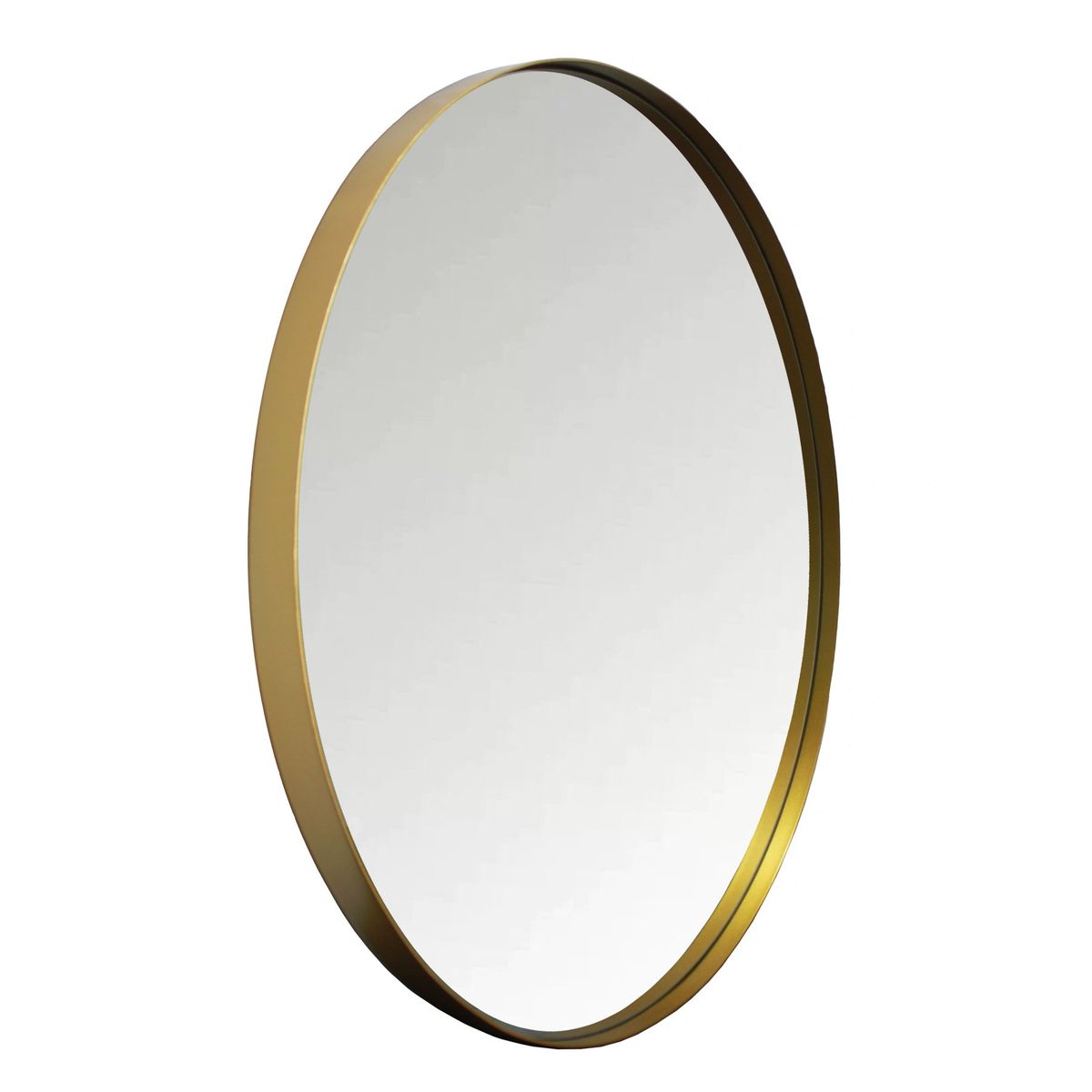 GENERICO - Espejo Redondo Dorado 80 cm WH Deco