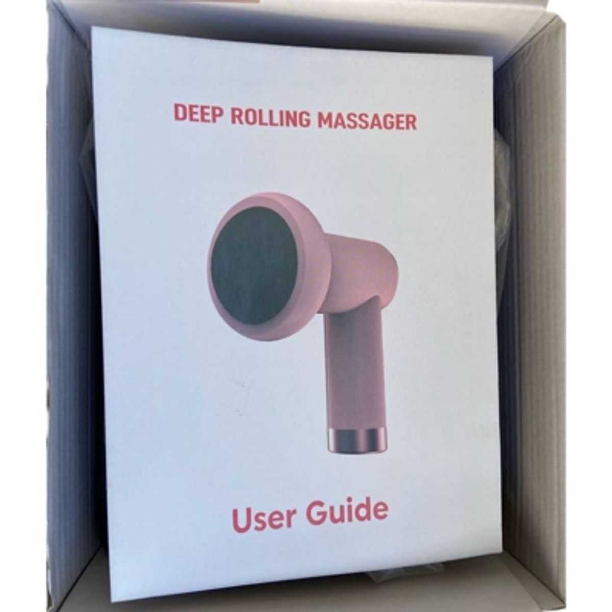 GENERICO - Masajeador corporal 5 cabezales intercambiables portatil